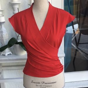 VERTIGO Paris red blouse